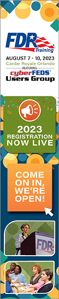 FDR logo | 2023 Registration Now Live | Come On In, We're Open!
